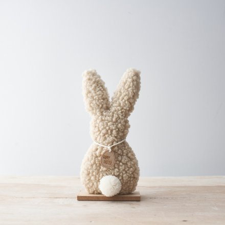 Medium Natural Sherpa Bunny
