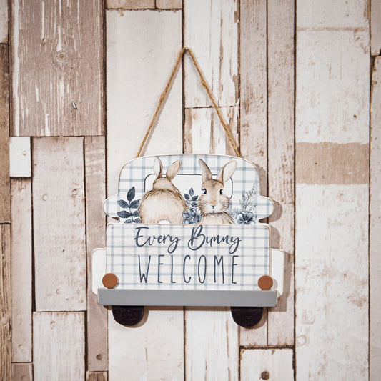 Every Bunny Welcome Plaque - Penny Rose Home and Gifts