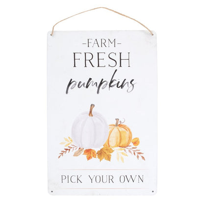 Fresh Pumpkins Hanging Sign - Penny Rose Home and Gifts