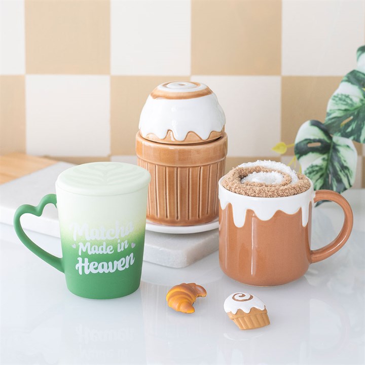 Matcha Made in Heaven Mug with Coaster Lid