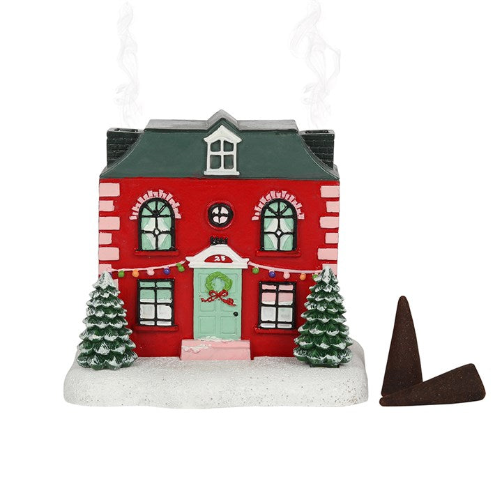 Christmas House incense Cone Burner.