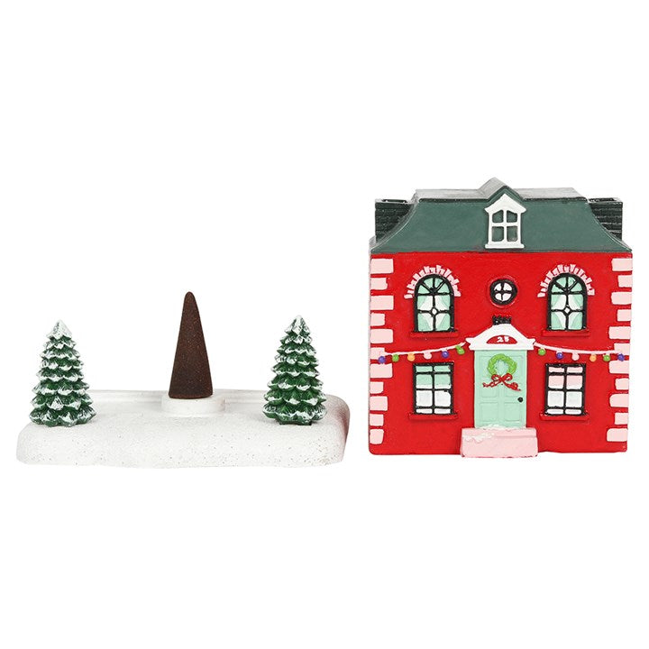 Christmas House incense Cone Burner.