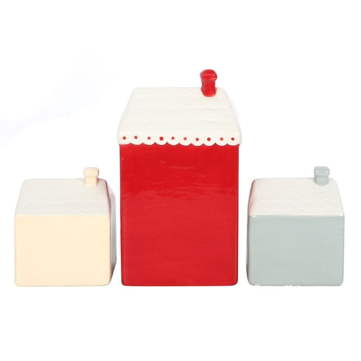 Set of 3 LED Christmas Houses.