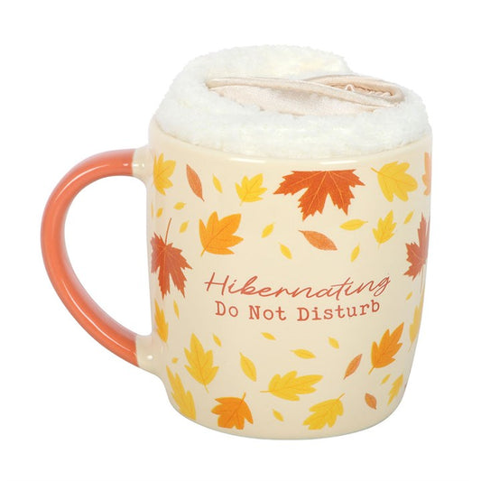 Autumn Hibernation Kit with Mug, Socks and Eye Mask