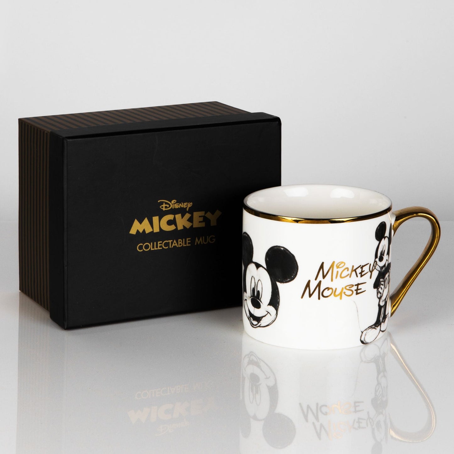 Disney Classic Collectable Mickey mug with gilt handle