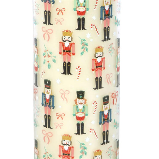 Nutcracker Print Festive Spice Tube Candle