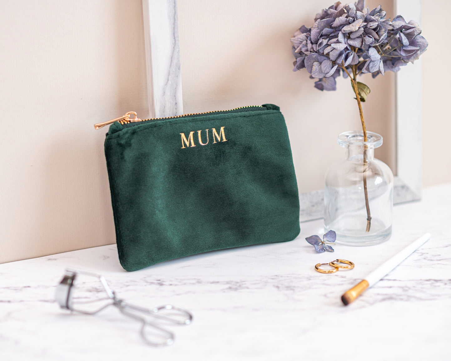 Personalised Velvet Coin Purse - 7 Colours