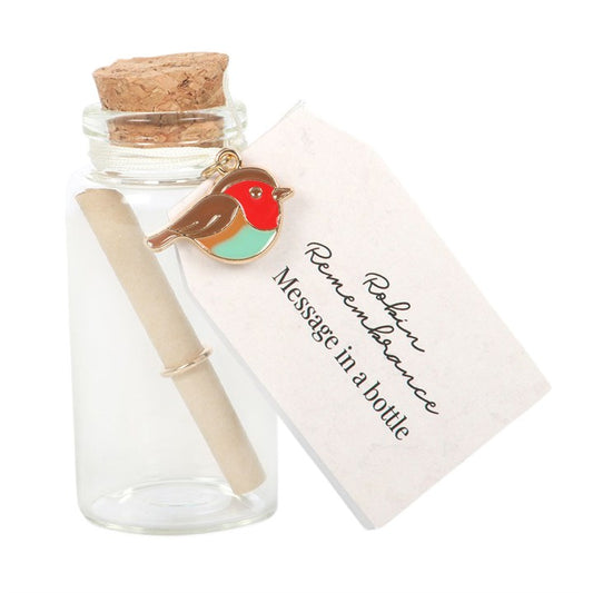 Robin Remembrance Message In A Bottle