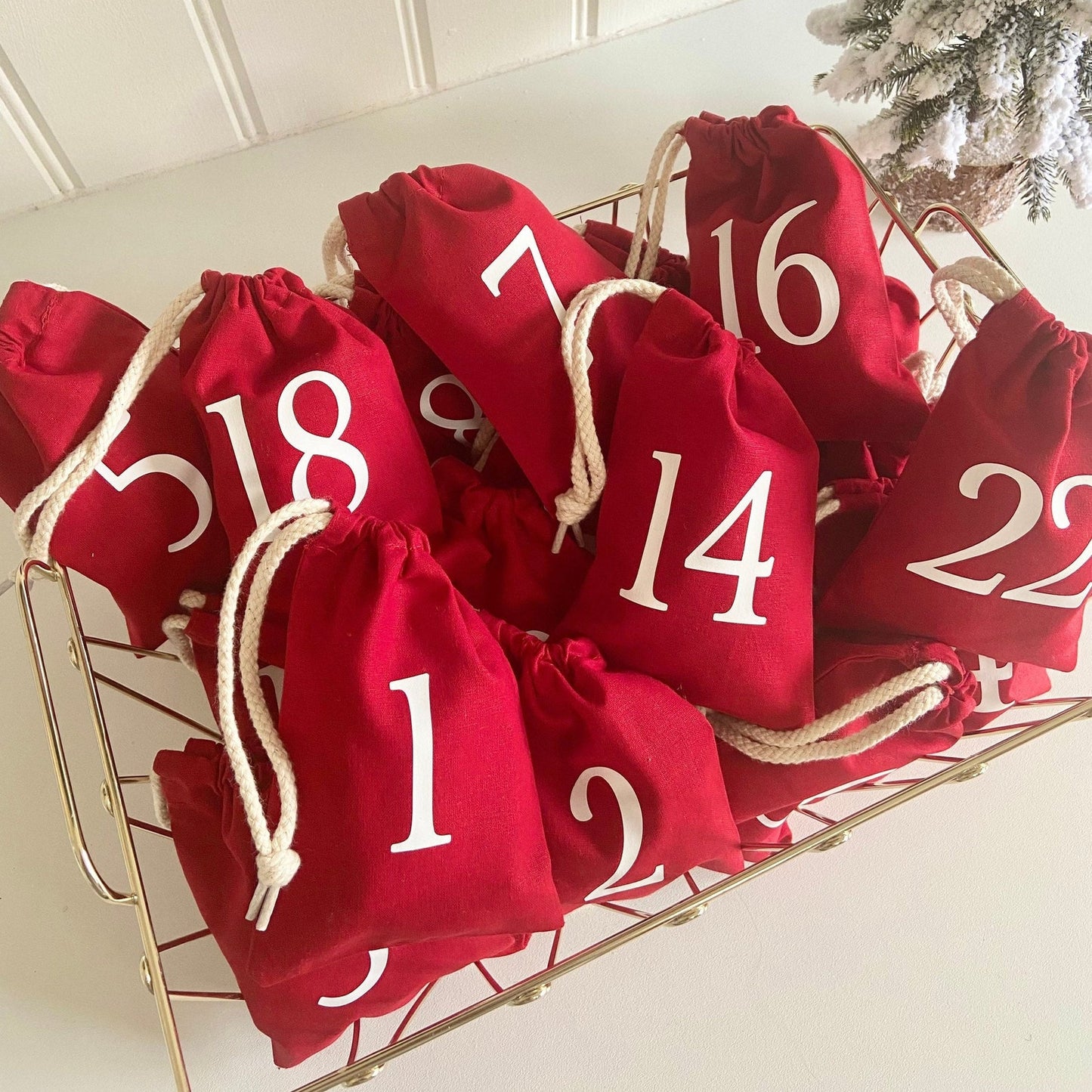 Fill Your Own Advent Calendar Bags