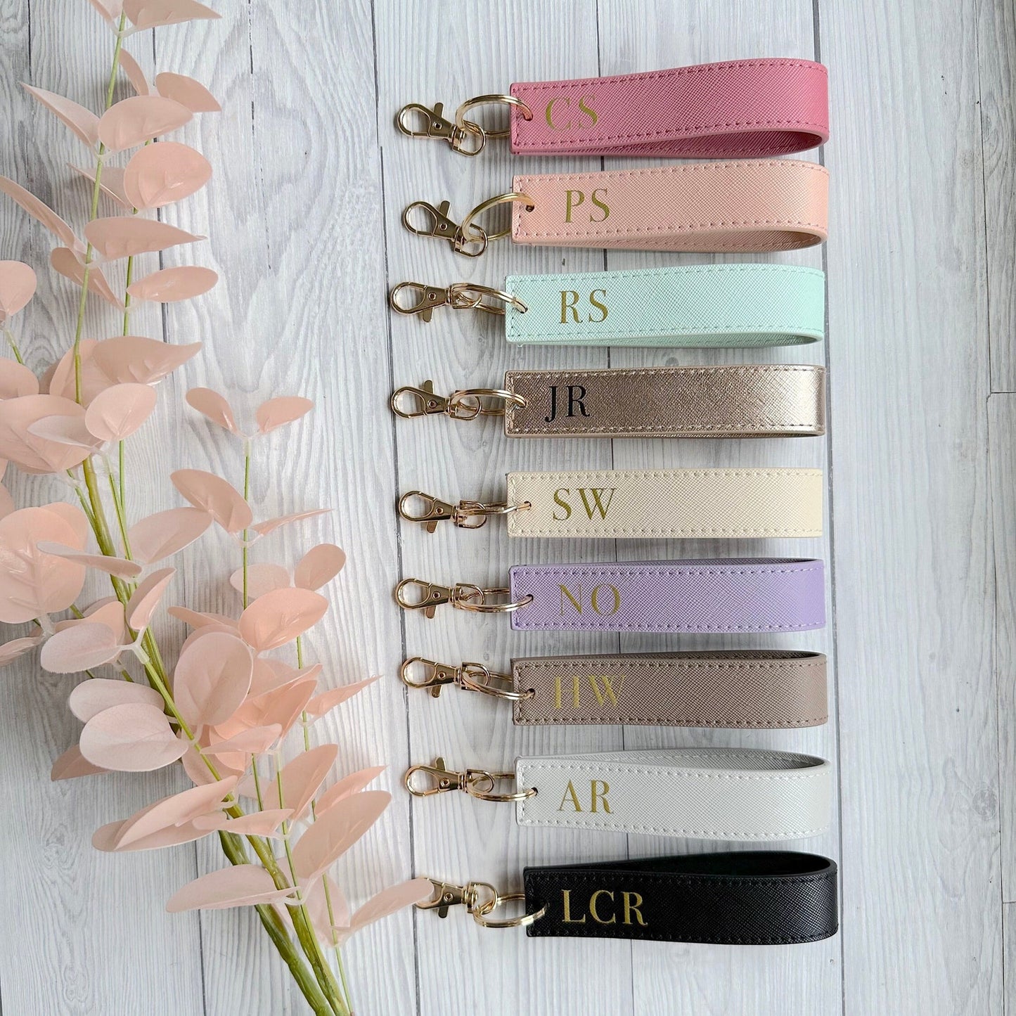 Personalised Wristlet Keyring