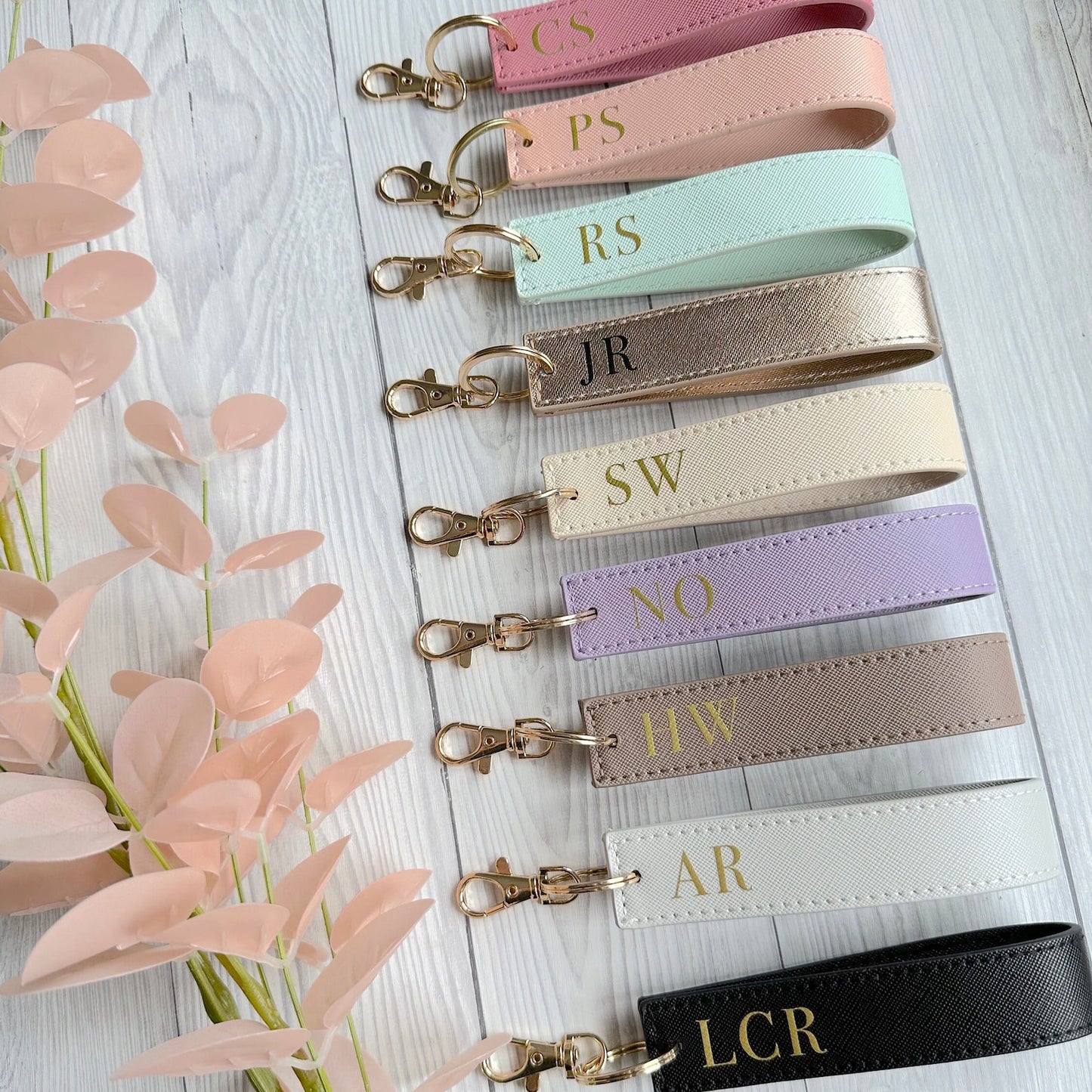 Personalised Wristlet Keyring