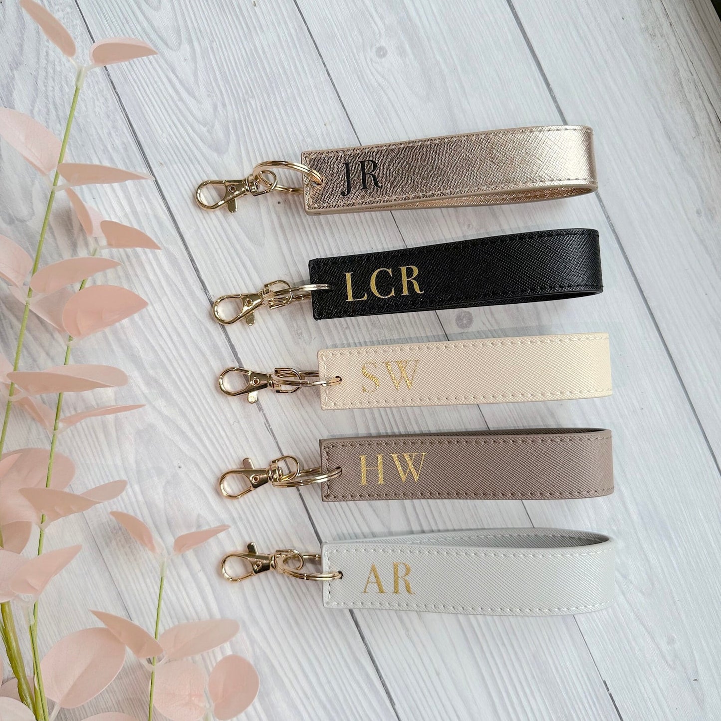 Personalised Wristlet Keyring