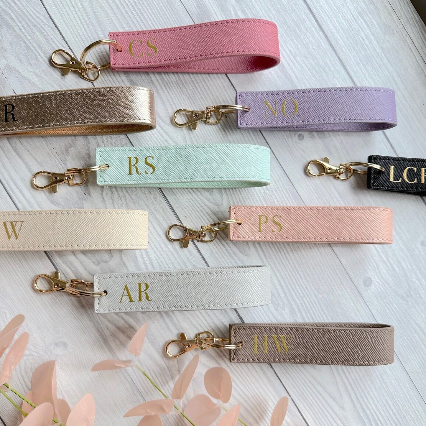 Personalised Wristlet Keyring