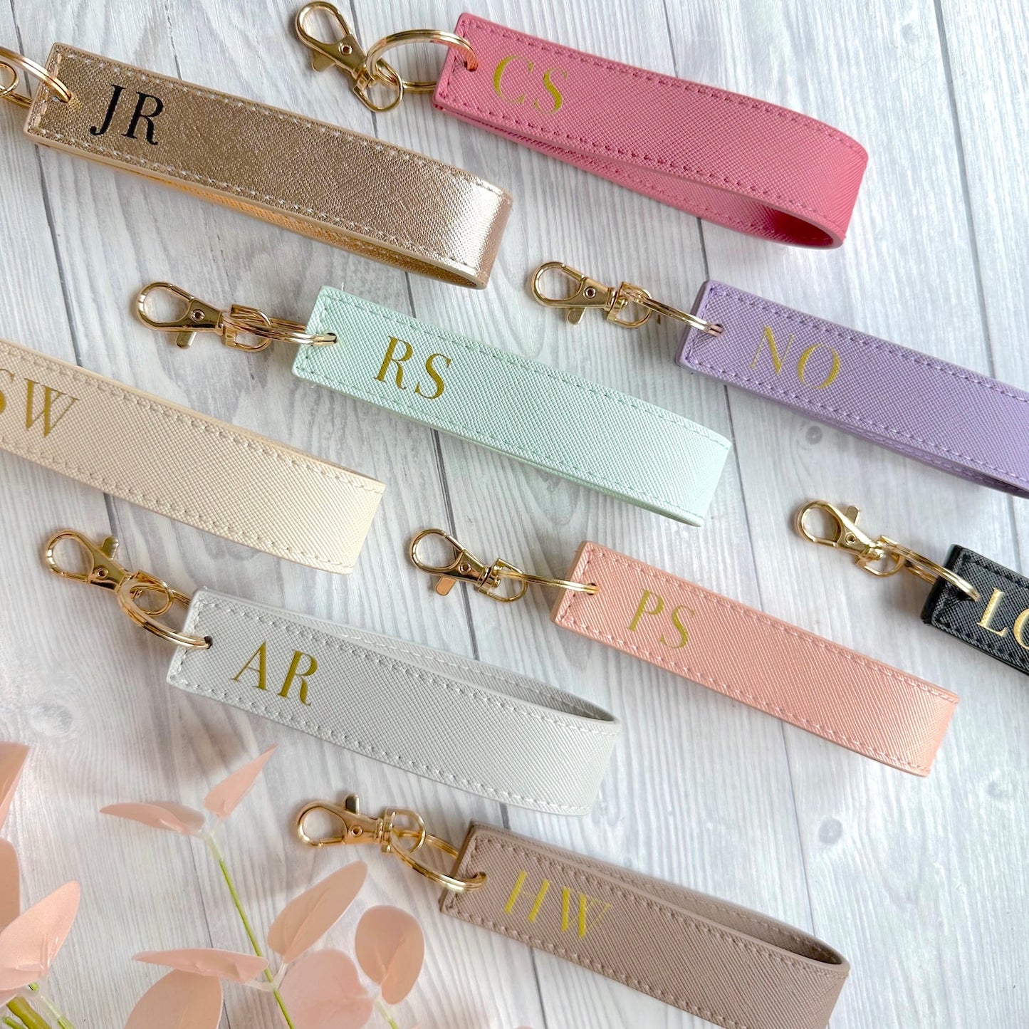 Personalised Wristlet Keyring