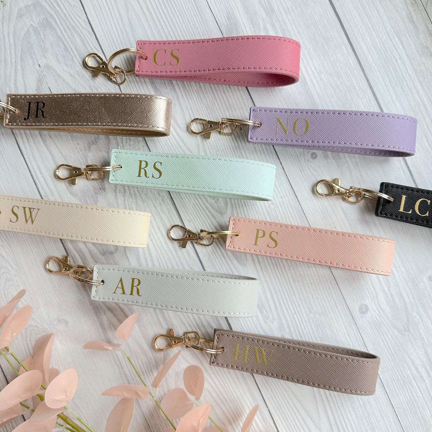 Personalised Wristlet Keyring