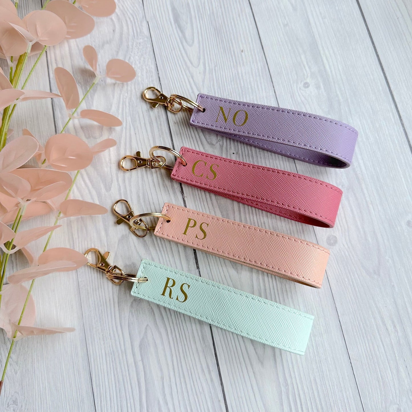 Personalised Wristlet Keyring