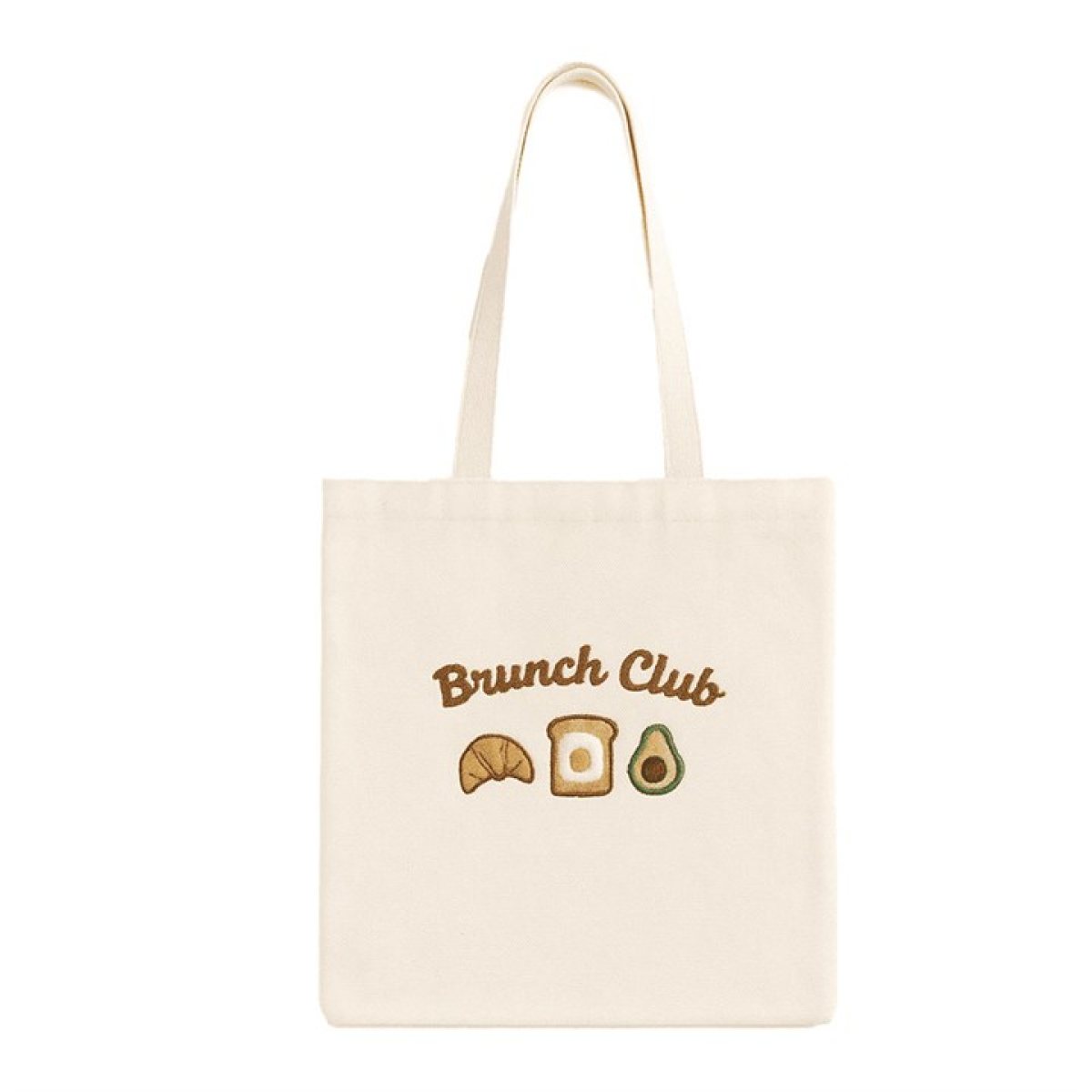 Brunch Club Embroidered Tote Bag