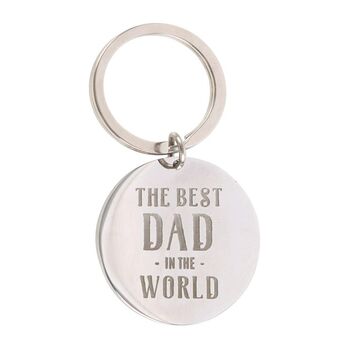 Best Dad In The World Keyring