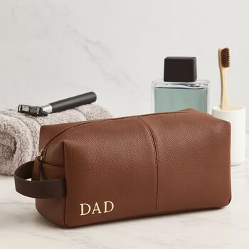 Personalised Mens Wash Bag
