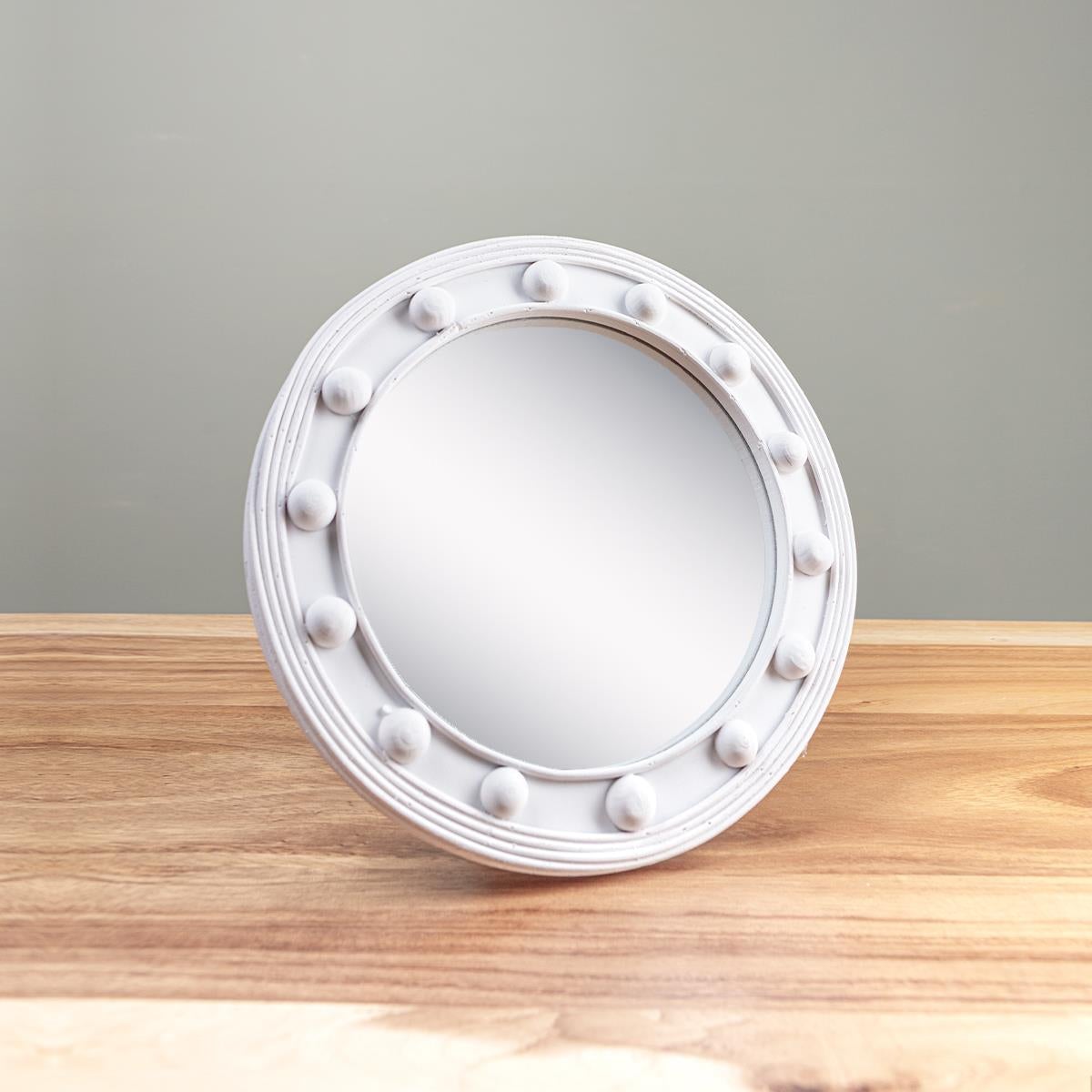 White Round Mirror - Penny Rose Home and Gifts