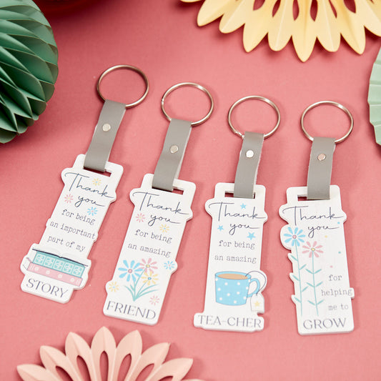 Thank You Teacher Keyrings - Penny Rose Home and Gifts