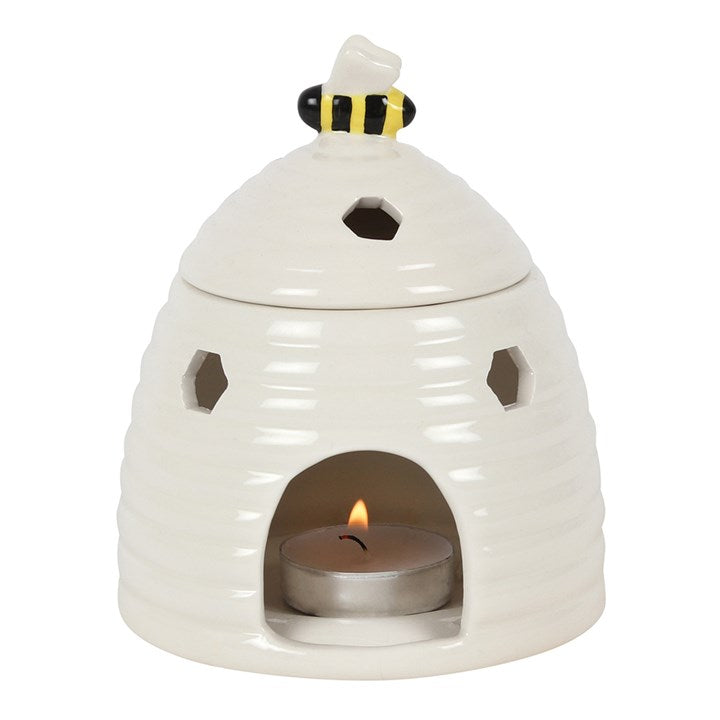 White Beehive Wax Burner - Penny Rose Home and Gifts