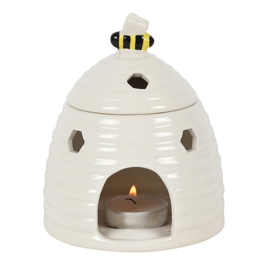 White Beehive Wax Burner - Penny Rose Home and Gifts