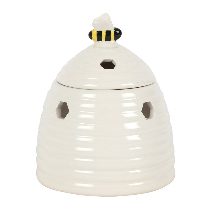 White Beehive Wax Burner - Penny Rose Home and Gifts