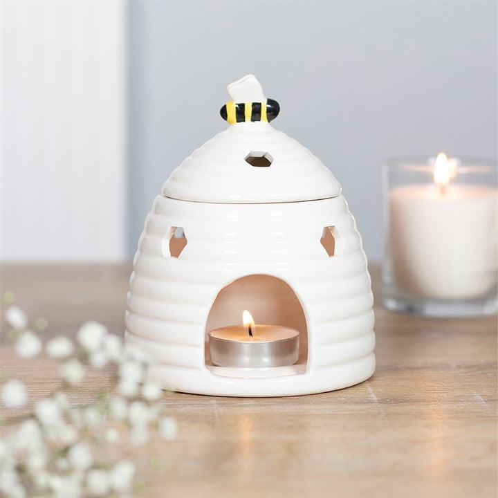 White Beehive Wax Burner – Penny Rose Home and Gifts