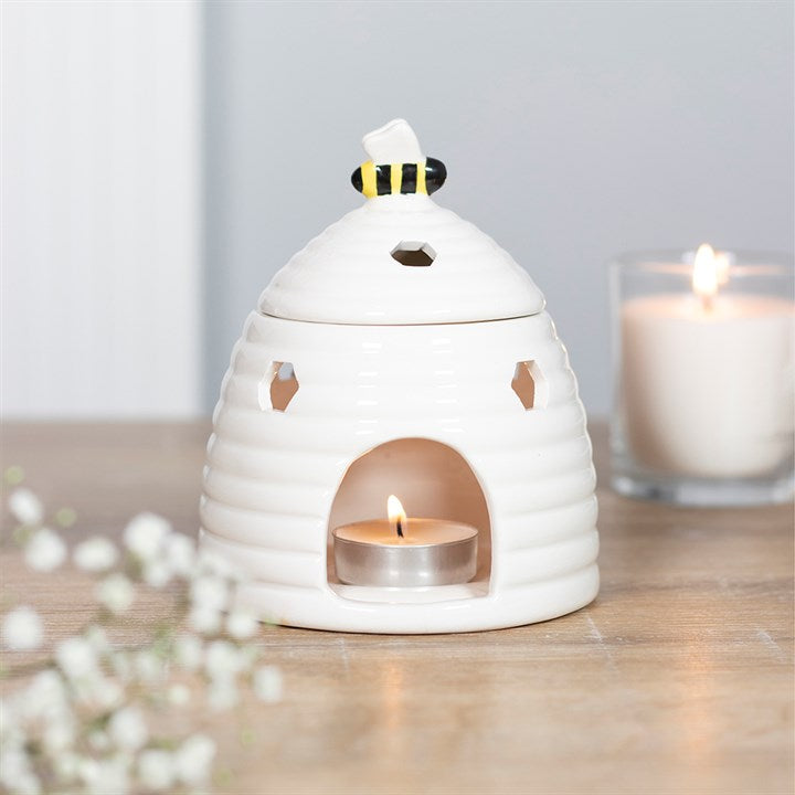 White Beehive Wax Burner - Penny Rose Home and Gifts