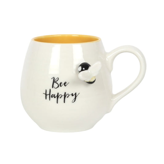 Bee Happy Round 3D Mug - Penny Rose Home and Gifts