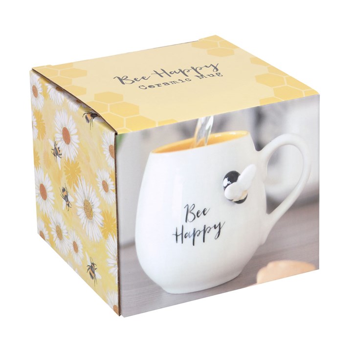 Bee Happy Round 3D Mug - Penny Rose Home and Gifts