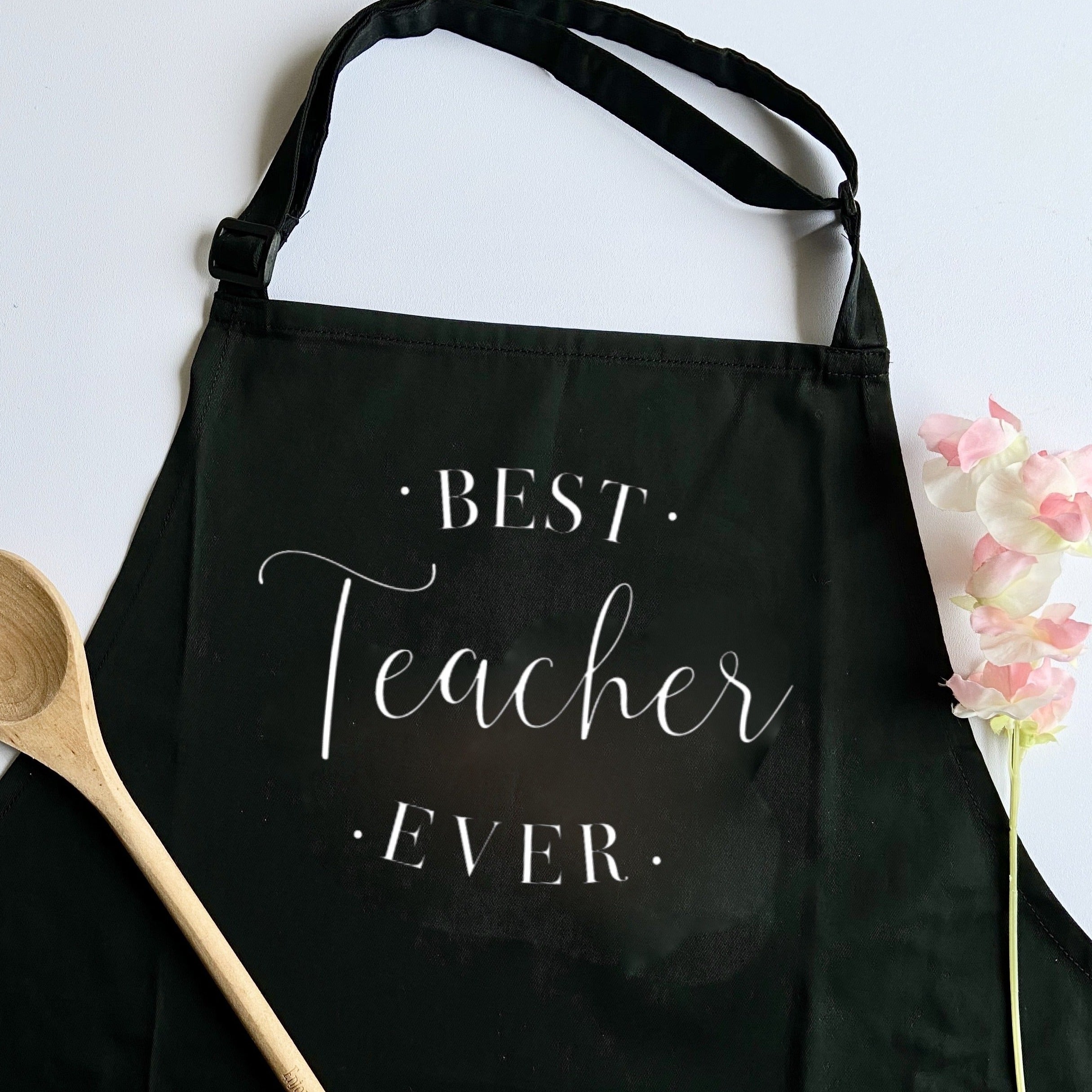 Boho Teacher sold Half Apron with Pockets