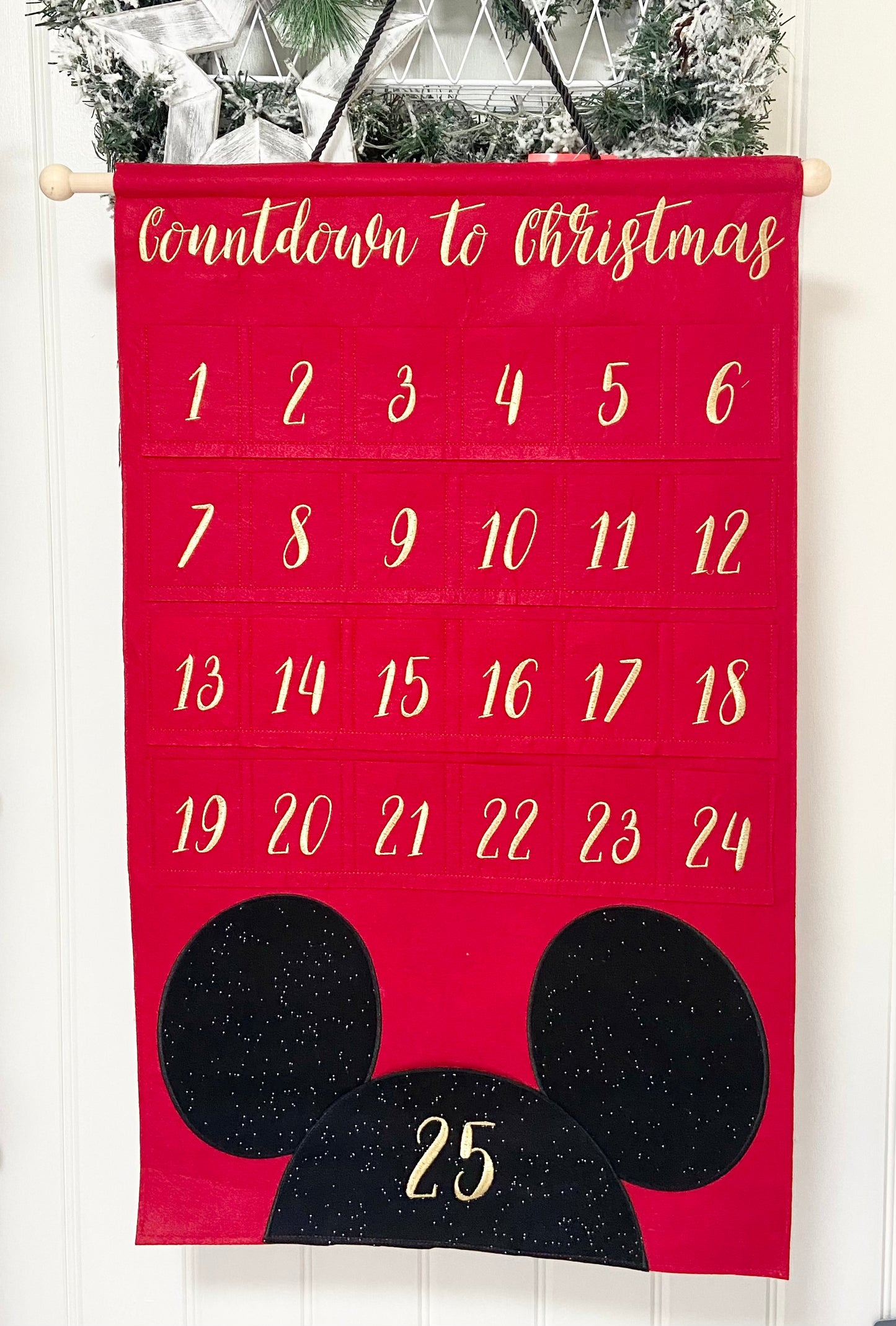 Disney Fabric Mickey Advent Calendar