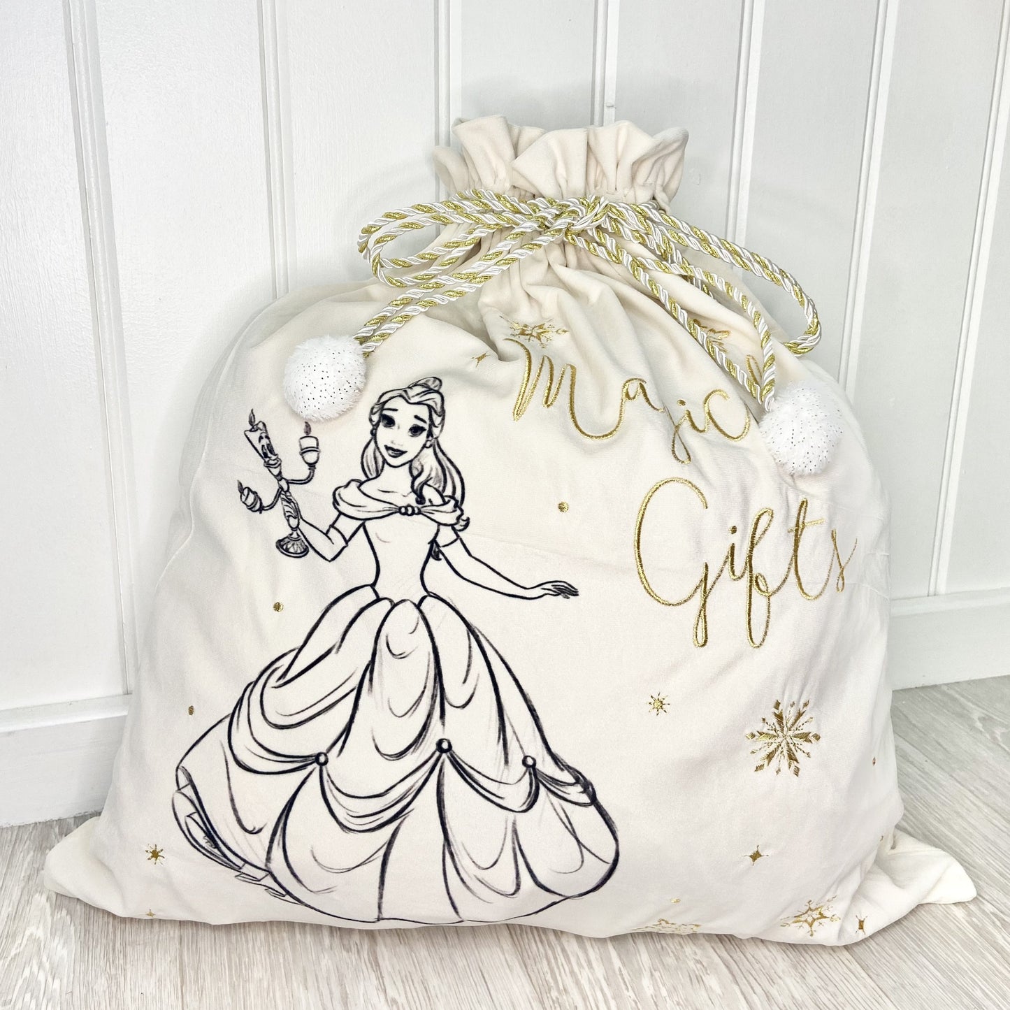 Disney Luxury Velveteen Belle Christmas Sack