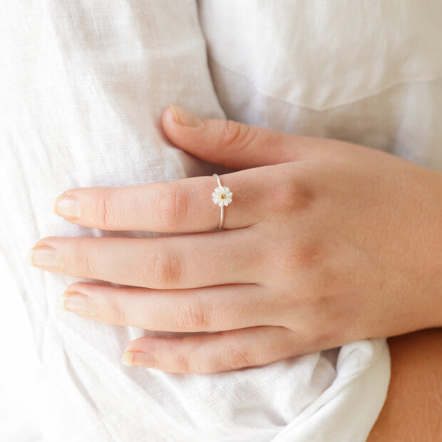 Silver Daisy Ring - Penny Rose Home and Gifts