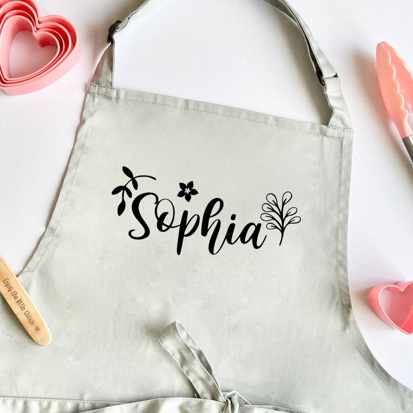 Personalised Flower Kitchen Apron - Penny Rose Home and Gifts