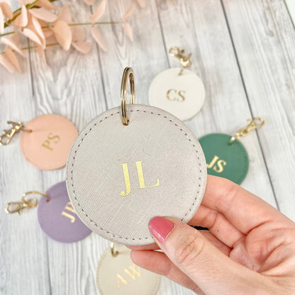 Personalised Round Keyring - Penny Rose Home and Gifts