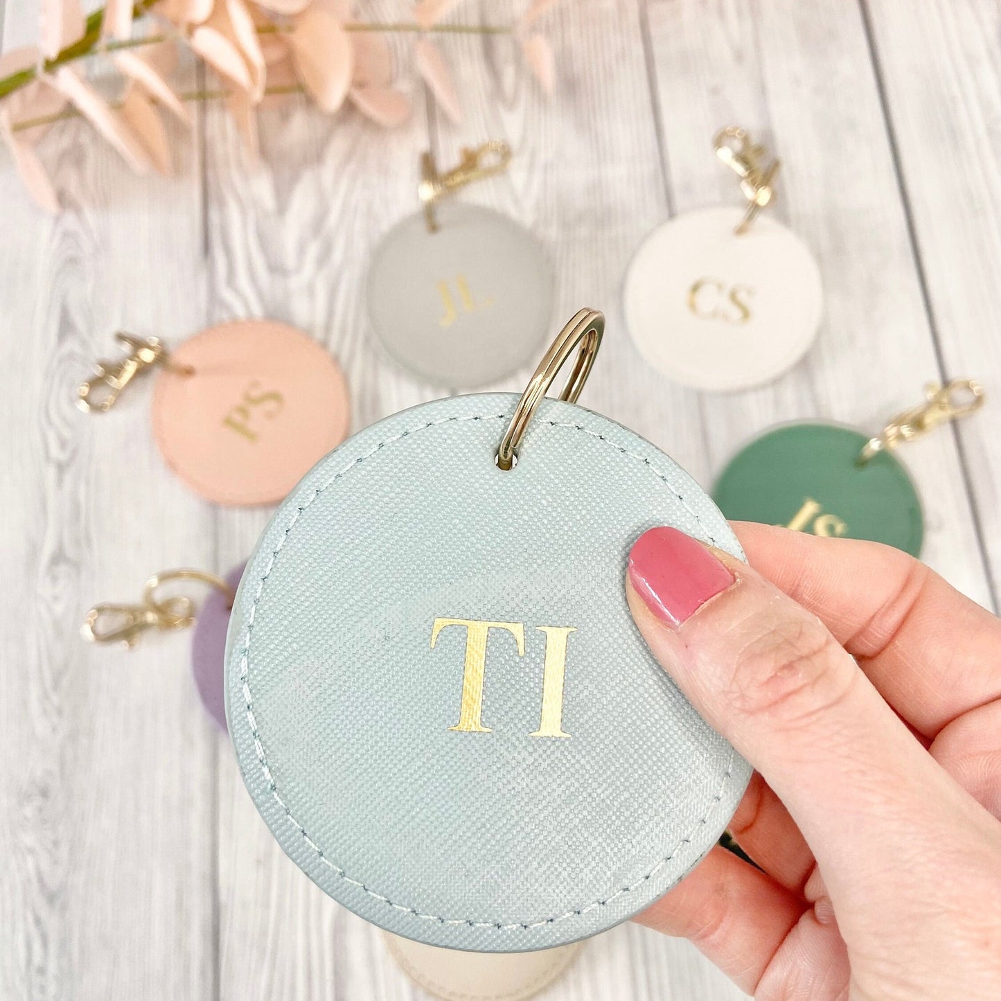 Personalised Round Keyring - Penny Rose Home and Gifts
