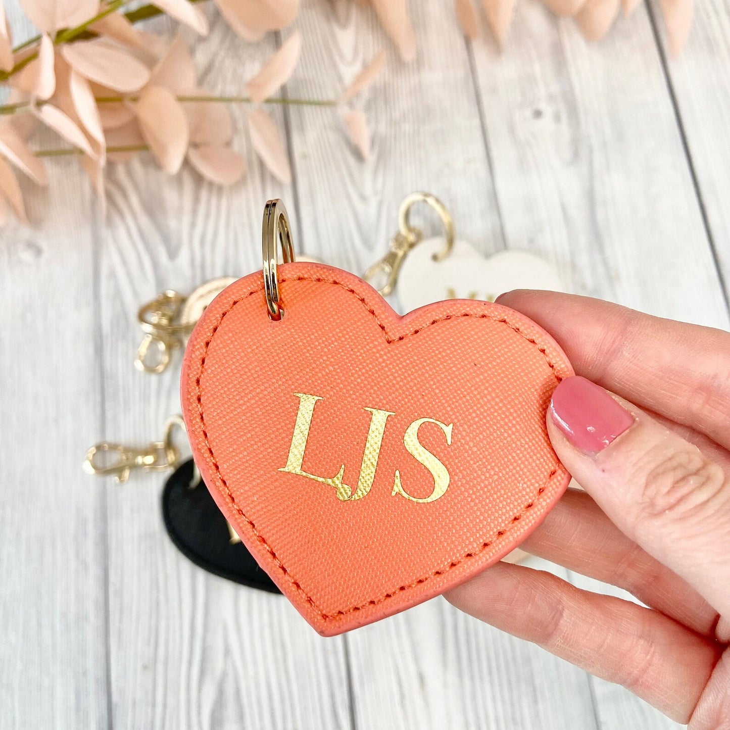 Personalised Heart Keyring - Penny Rose Home and Gifts