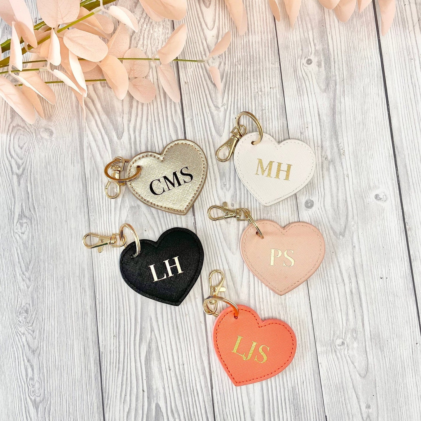 Personalised Heart Keyring - Penny Rose Home and Gifts