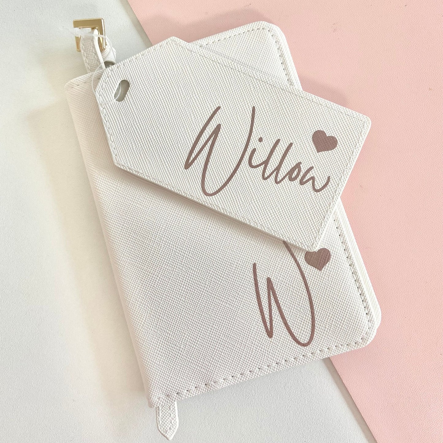 Personalised Travel Set with Heart - Penny Rose Home and Gifts