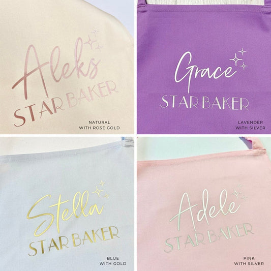Personalised Star Baker Apron - Penny Rose Home and Gifts