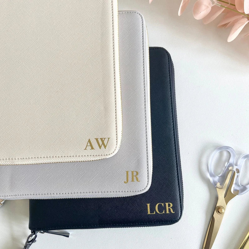 Personalised Travel Folder - Initials - Penny Rose Home and Gifts