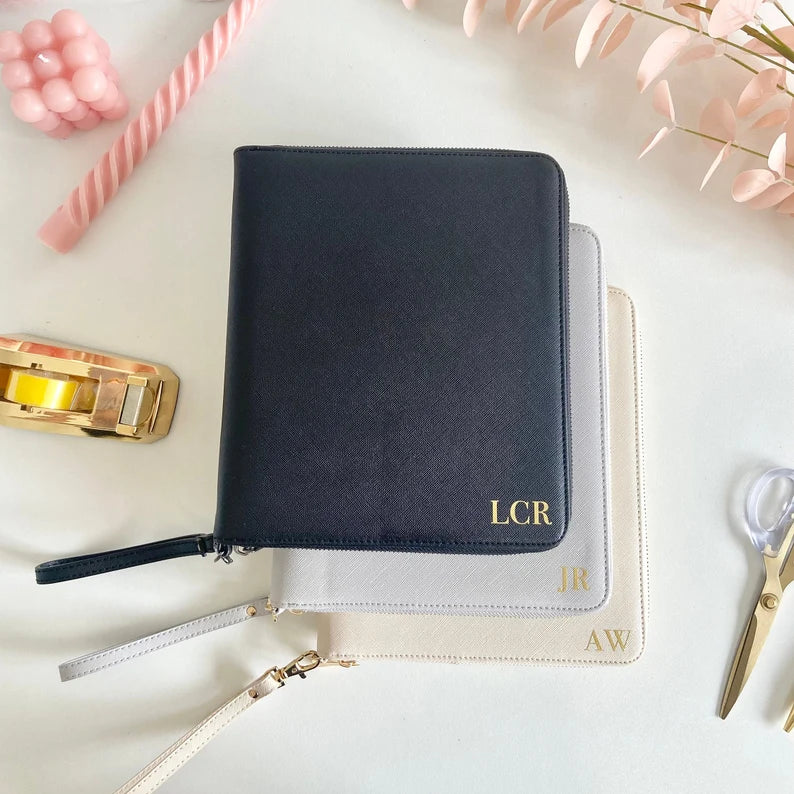 Personalised Travel Folder - Initials - Penny Rose Home and Gifts
