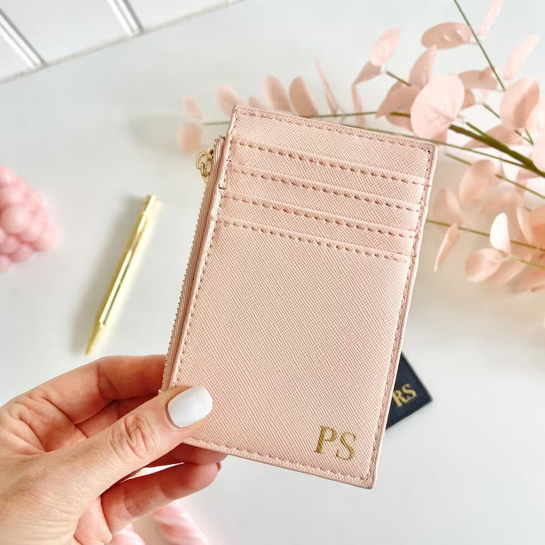 Personalised Monogram Card Purse - Penny Rose Home and Gifts