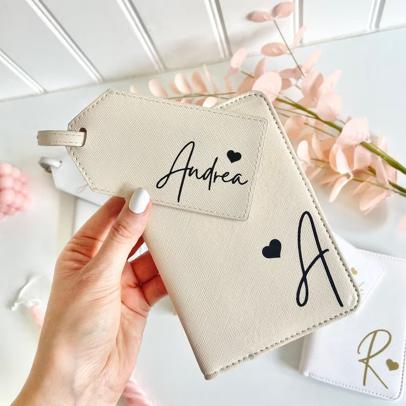 Personalised Travel Set with Heart - Penny Rose Home and Gifts