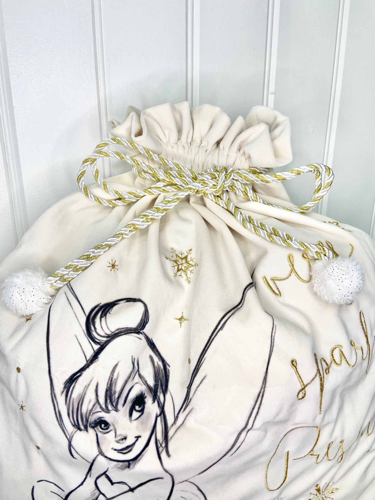Disney Luxury Velveteen Tinkerbell Christmas Sack