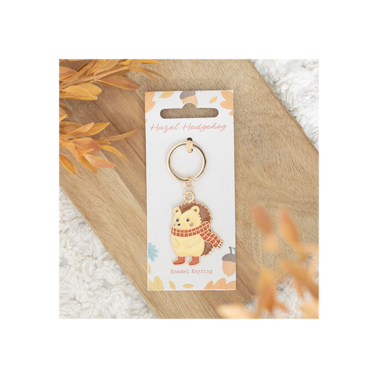 Hazel Hedgehog Keyring