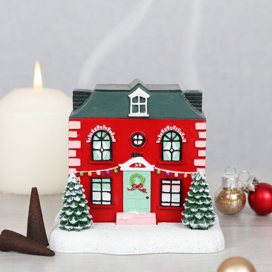 Christmas House incense Cone Burner.